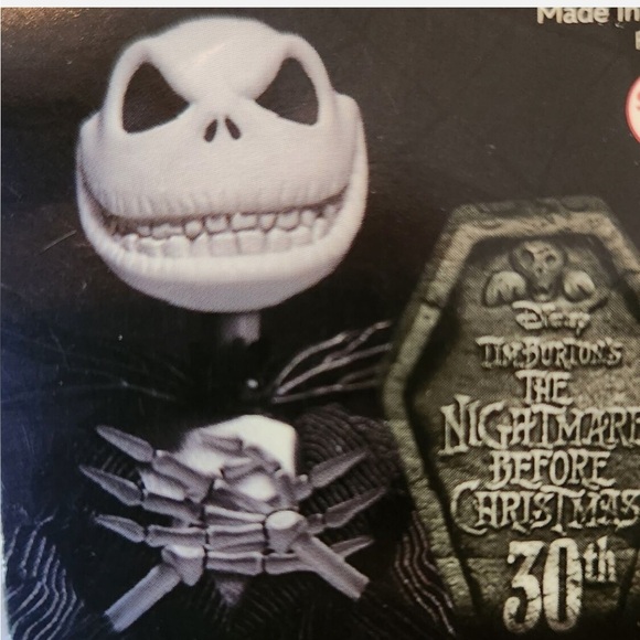 Fuzzy Babba Slipper Socks Disneys Nightmare Before Christmas, M/L womens 8-10 - Picture 9 of 9